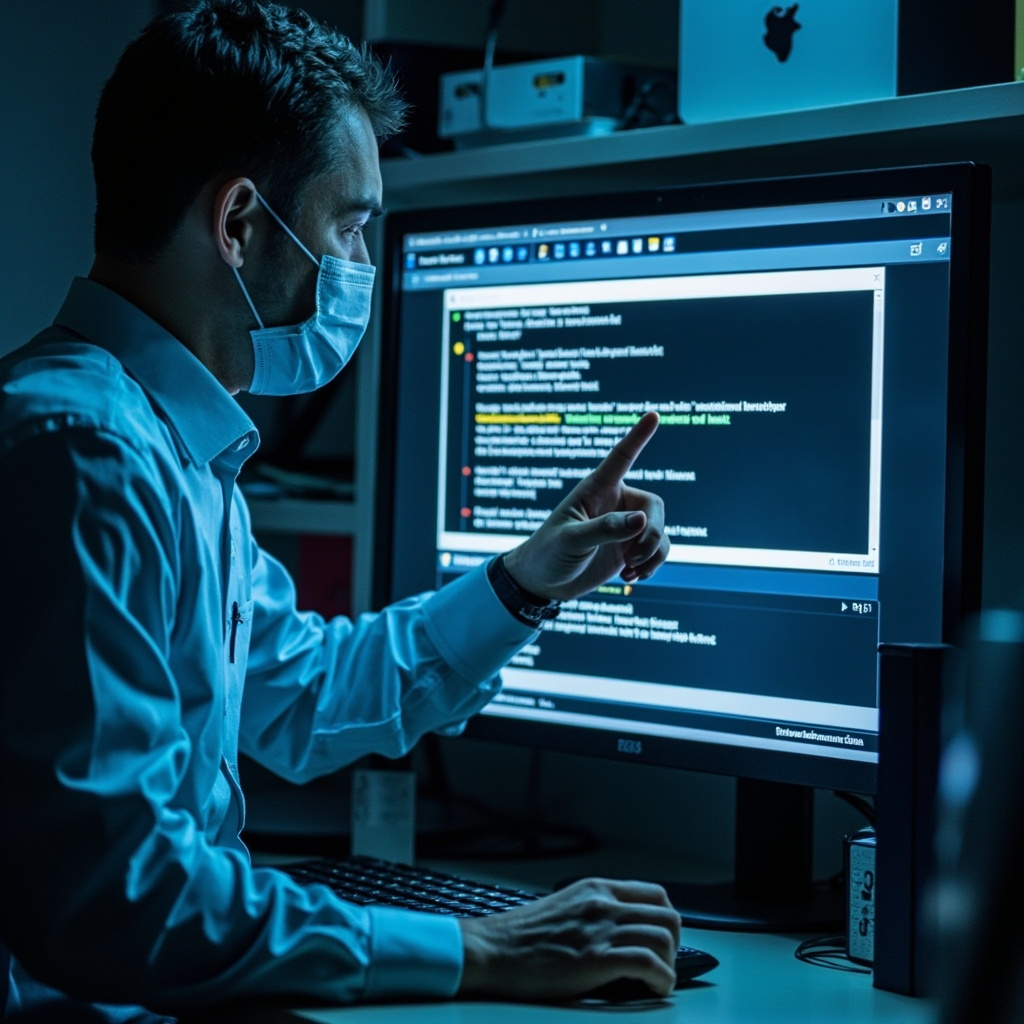 Dental practice IT administrator applying Oracle security patches