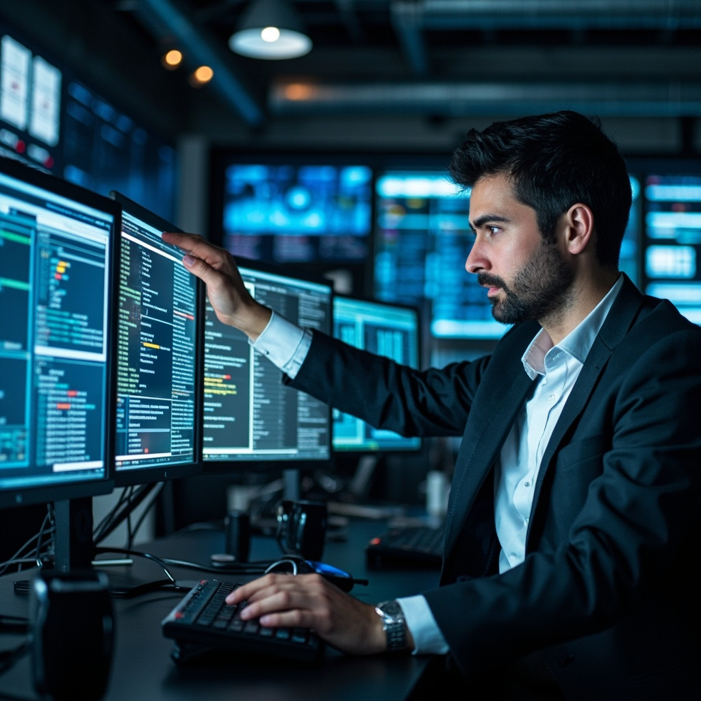 Enterprise security administrator applying critical patches