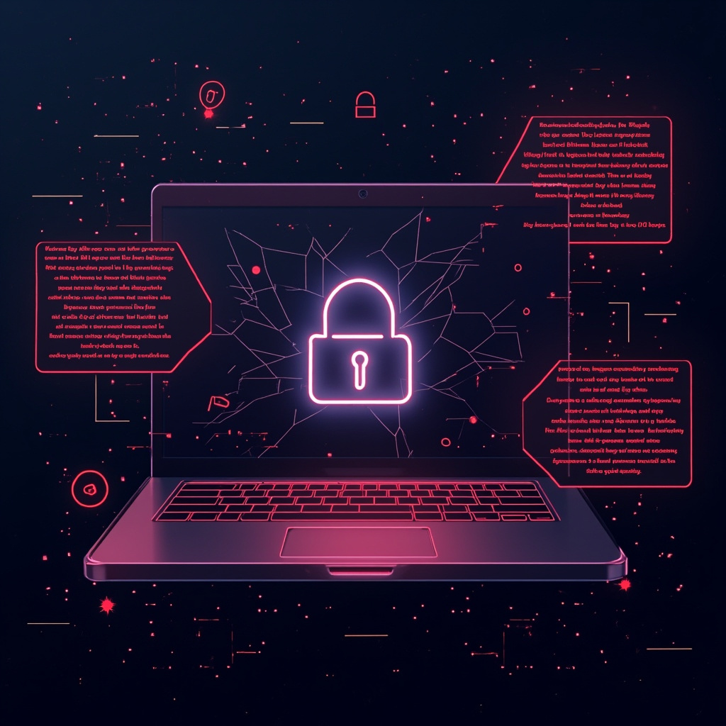 Zero-day vulnerability security concept