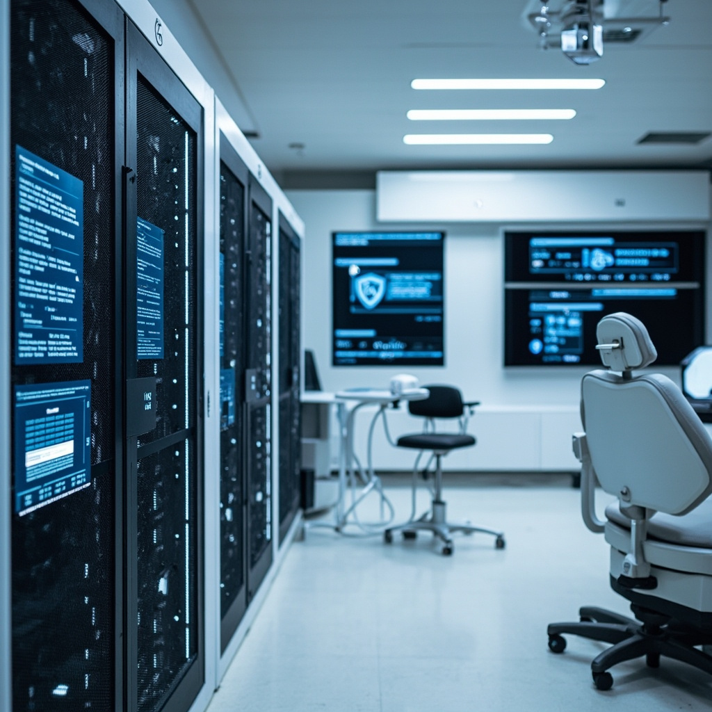 Dental practice server security illustration