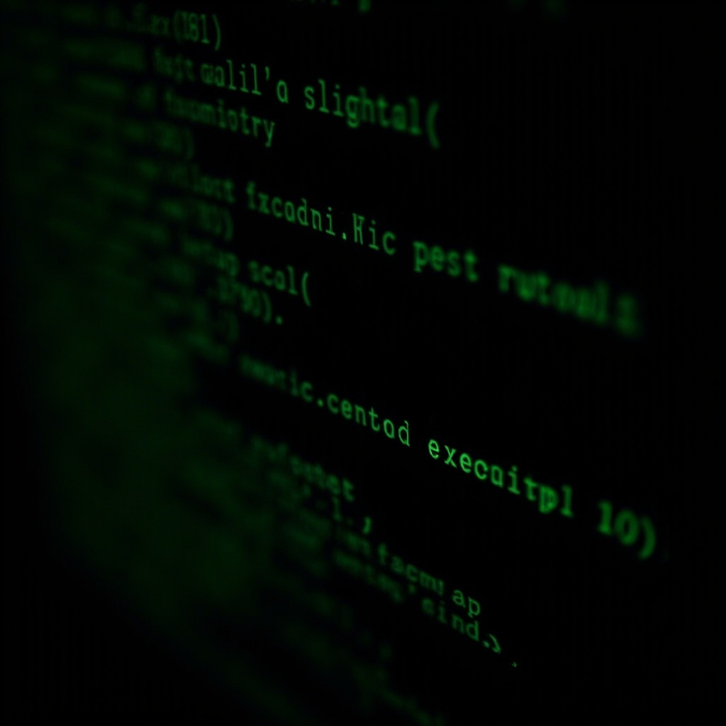 Terminal exploit demonstration showing command line interface