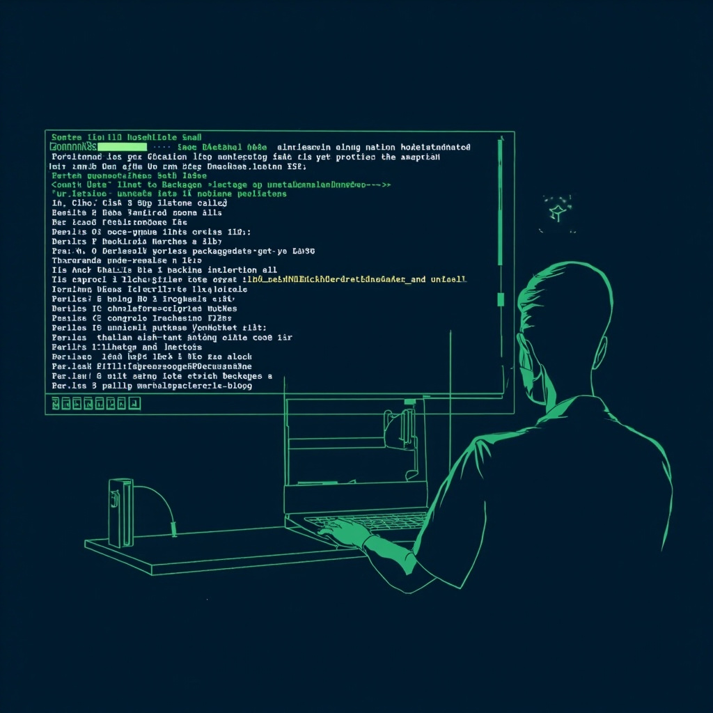 PackageKit Linux terminal showing potential security risks