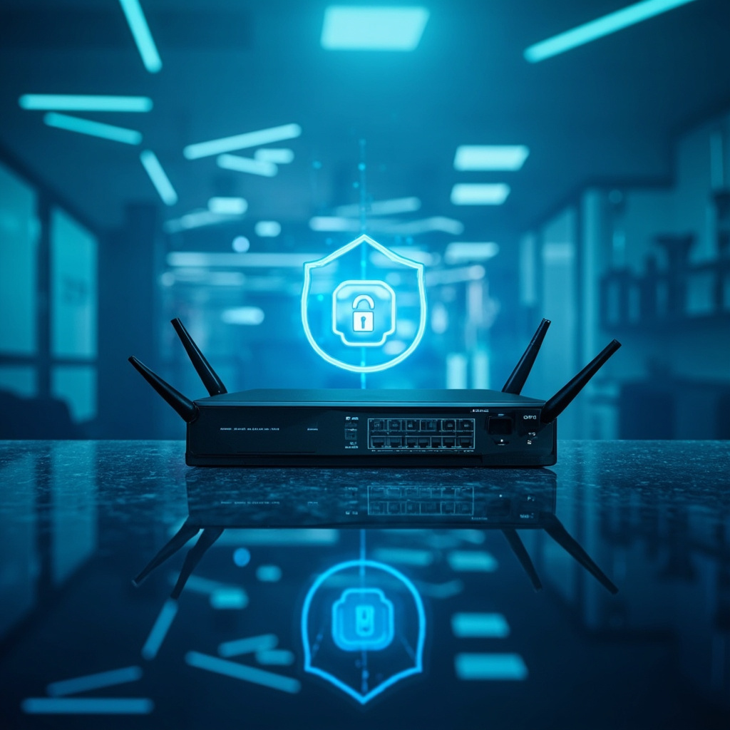 Secure router implementation in dental practice