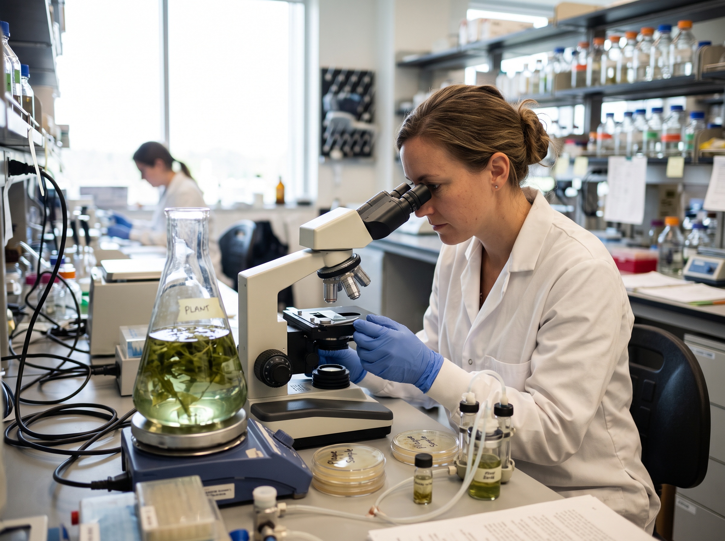 Caries of the future could be prevented with plant-made antimicrobial peptides that target dental plaque — context image