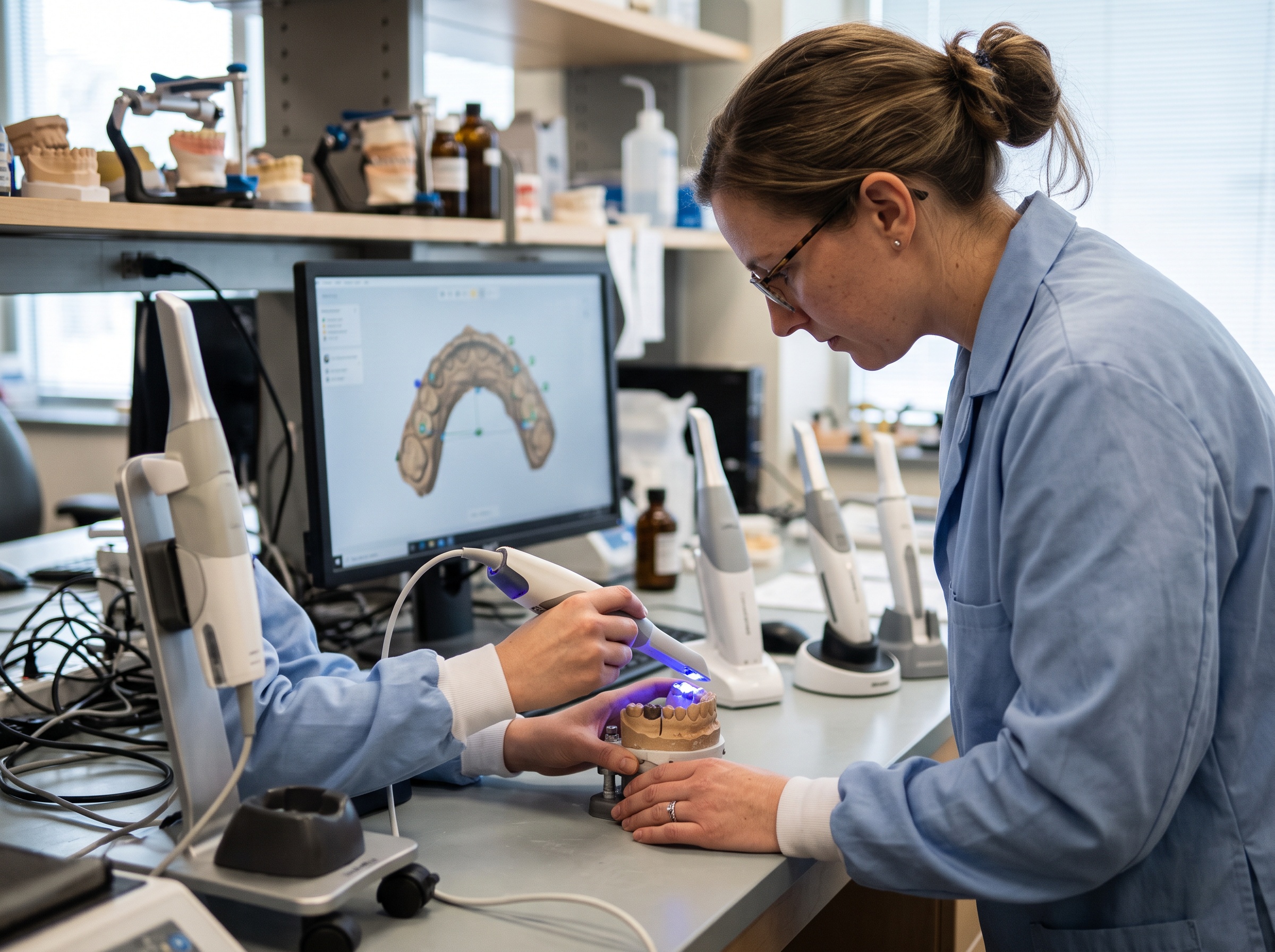Trueness and Precision of Four Intraoral Scanners in Oral Implantology — context image