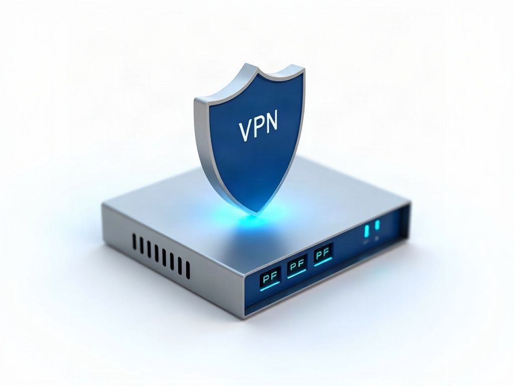 An encrypted VPN tunnel reaching a router whose management ports remain closed to the public internet